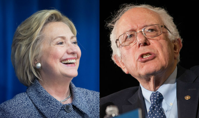 hillarysanderssharehonoursindemocraticprimarybattle